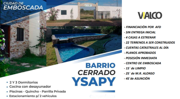 ¡CASAS NUEVAS EN EMBOSCADA: ENCUENTRA LA TUYA HOY!